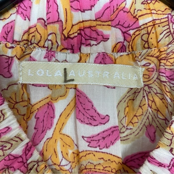 LOLA Australia ruffle paisley blouse - Picture 7 of 11
